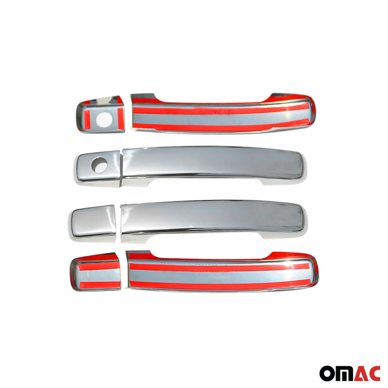 Copri maniglia porta, copri maniglia porta per Nissan Navara 2006-2015, 2 fori in acciaio inox 4x