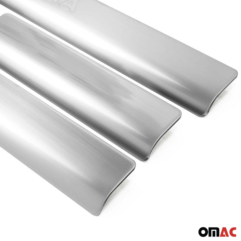 Soglie porte per Opel Vectra B 1995-2002 in acciaio inox argento 4 pezzi