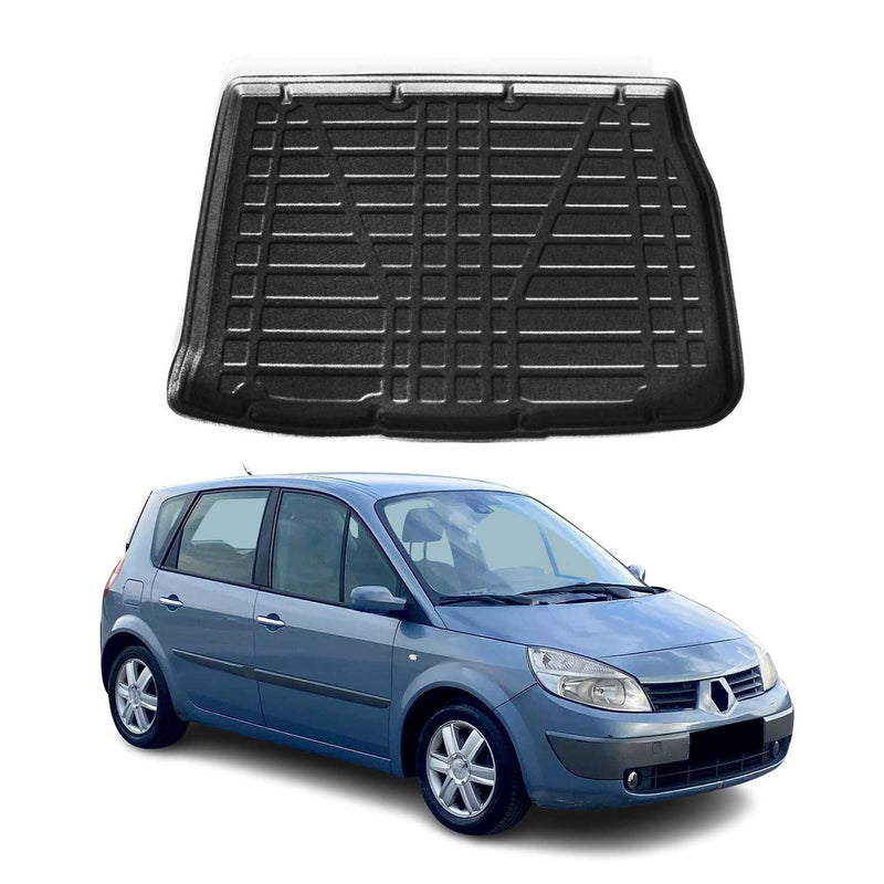 Vasca baule per Renault Scenic 2003-2009 Gomma TPE Nero
