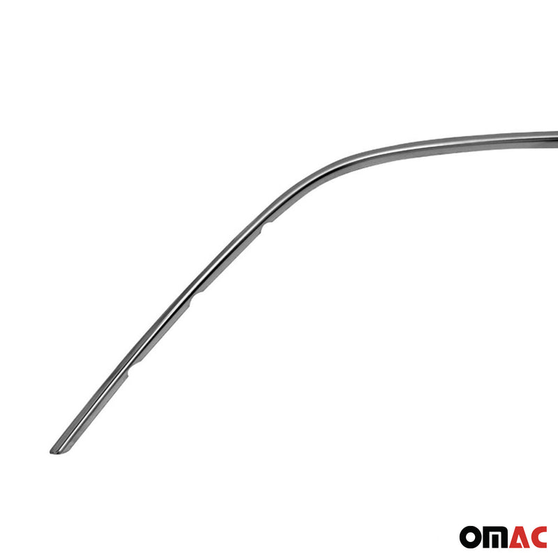 Strisce per griglia radiatore per Hyundai i30 in acciaio inox argento 1 pezzo 