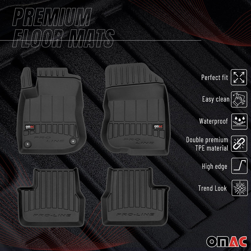 Tappetini Peugeot 2008 2013-2019 TPE Nero 4 pezzi