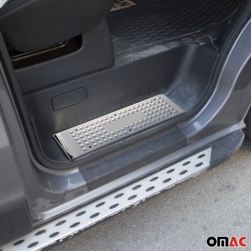 Soglie porte per Nissan NV300 2016-2024 in acciaio inox argento 3 pezzi 