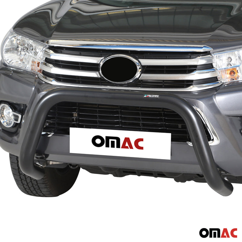Protezione anteriore per Toyota Hilux 2016-2018 ø76mm acciaio nero