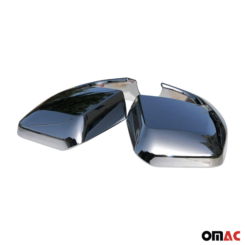 Calotte specchietti retrovisori per Ford Transit Custom 2012-2024 ABS cromato