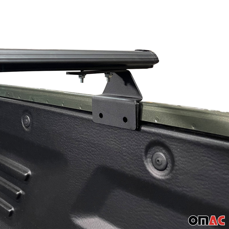 Dachträger Ladeflächenträger Querträger für Fiat Fullback 2016-2020 Alu Schwarz