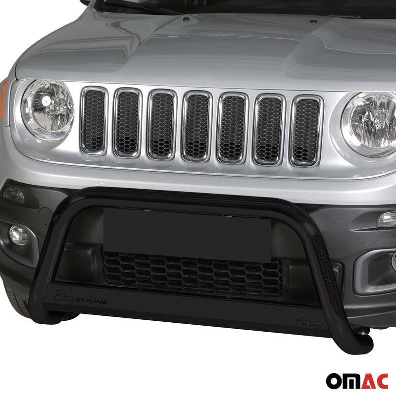 Frontbügel Frontschutzbügel für Jeep Renegade 2014-2017 ø63mm Stahl Schwarz