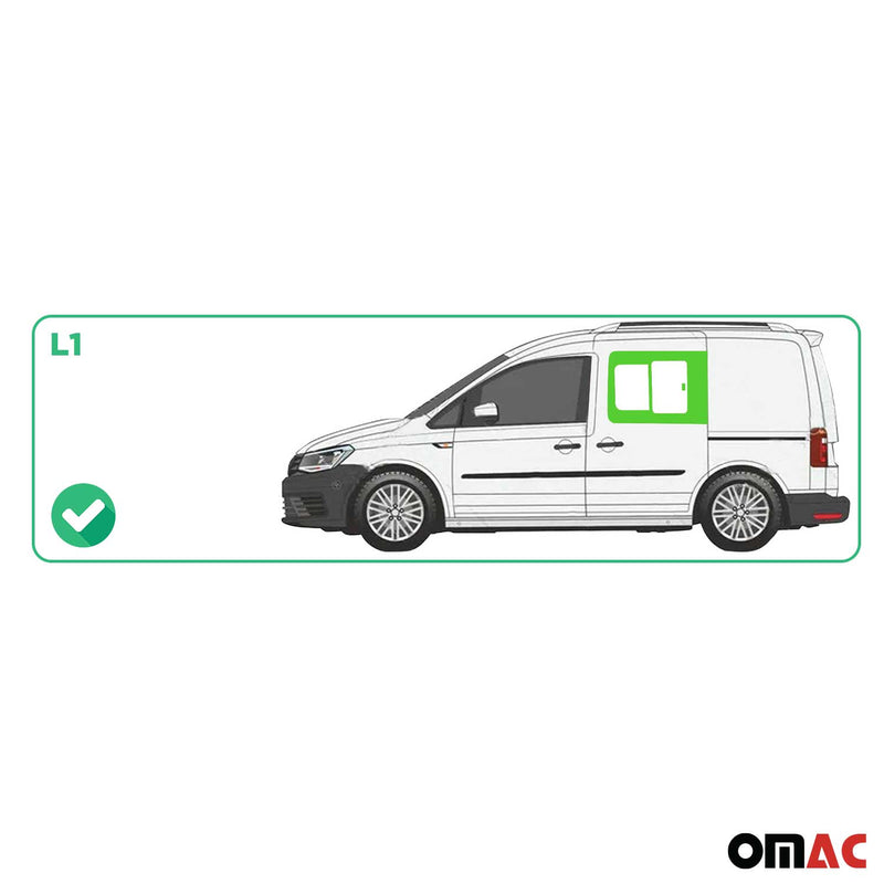 Seitenfenster Schiebefenster für VW Caddy 2003-2020 Auto Fenster Vorne Links L1