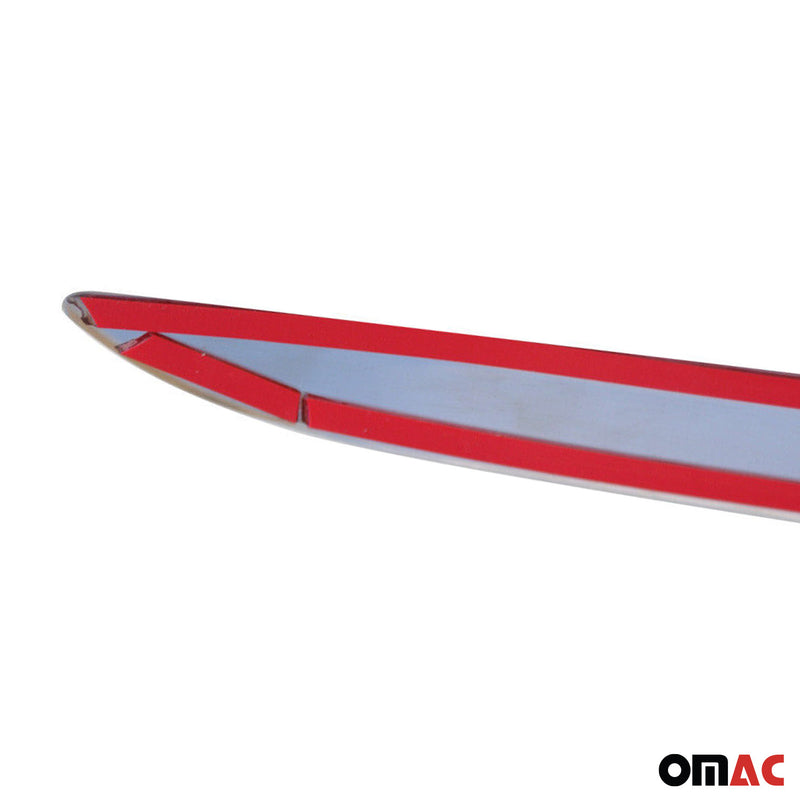 Modanatura del portellone posteriore per Hyundai ix35 2010-2015 in acciaio inox cromato 
