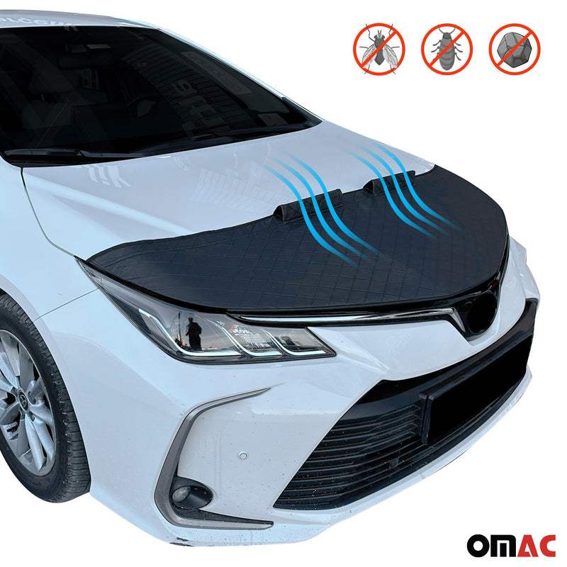 Reggiseno per cofano Reggiseno per cofano Stoneguard per Opel Vivaro 2 2014-2019 Nero metà