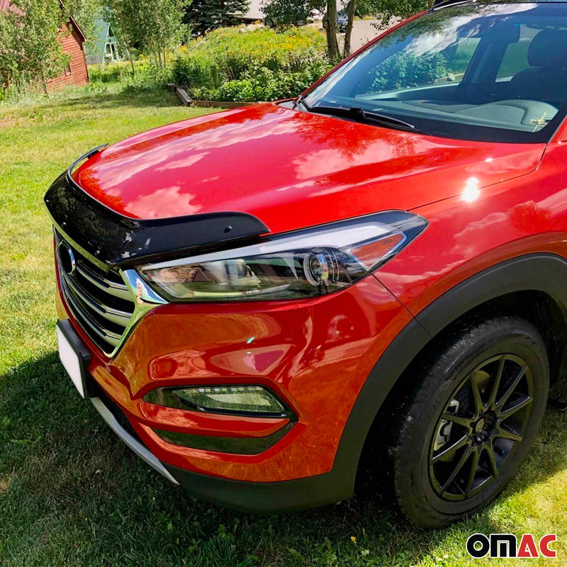 Motorhaube Deflektor Insektenschutz für Hyundai Tucson 2015-2021 Dunkel