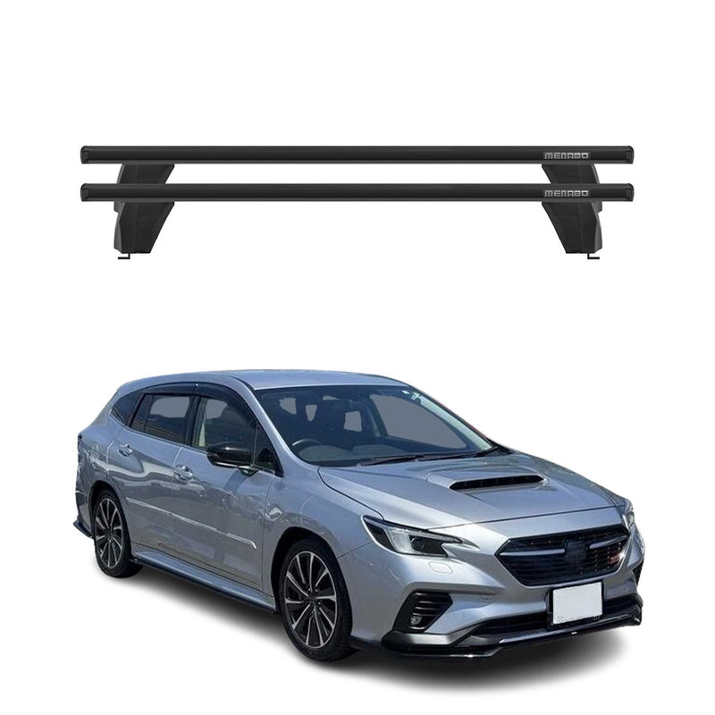 Barre trasversali portatutto Menabo per Subaru Levorg 2014-2021 ABE alluminio nero