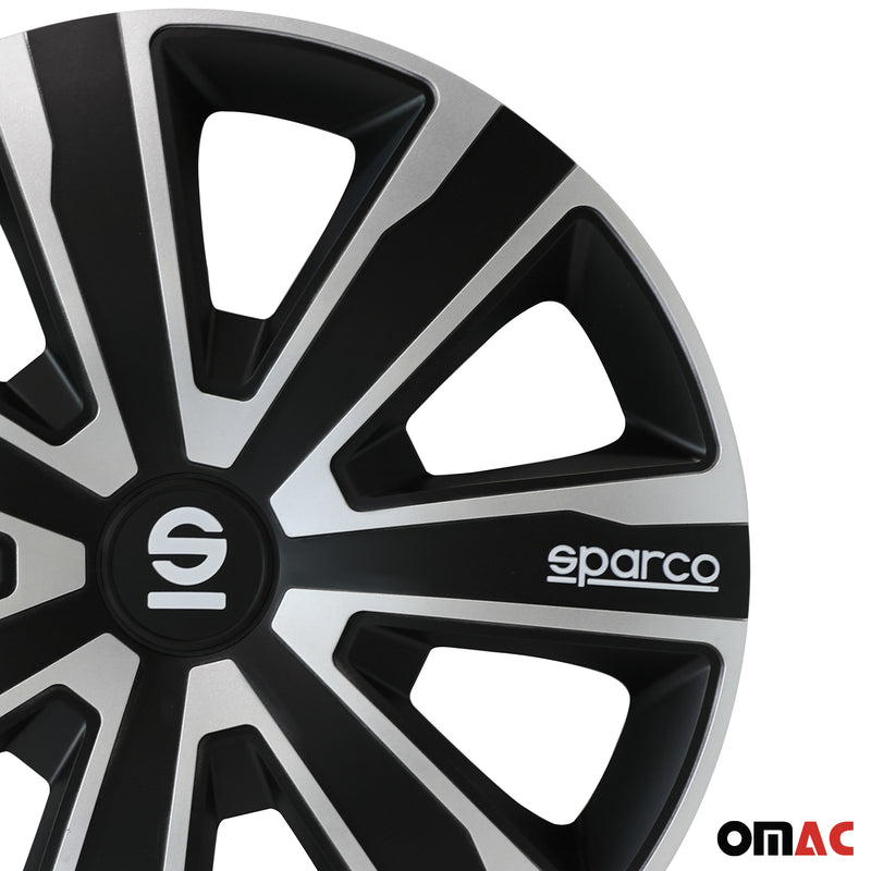 Coprimozzi Sparco 16 pollici Palermo Nero 4 pezzi