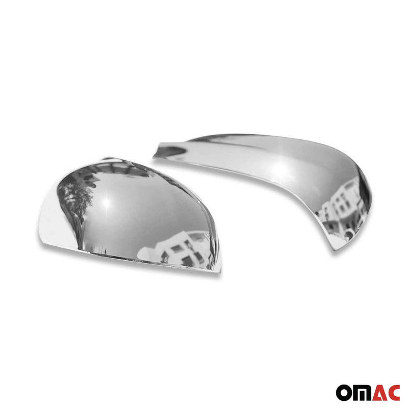 Calotte specchietti retrovisori per VW Lupo 2001-2005 cromate ABS argento 2 pezzi