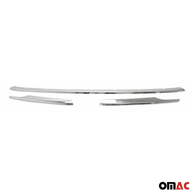 Strisce griglia per VW Caddy 2015-2020 in acciaio inox argento 3 pezzi 