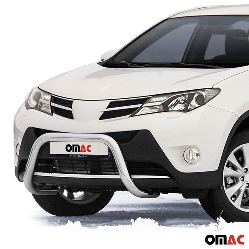 Protezione anteriore in acciaio per Toyota RAV4 2013-2015 con ABE Silver 
