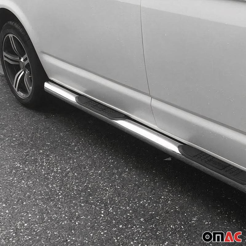 Barre laterali in acciaio per pedane laterali per VW T5 T6 Caravelle Multivan 2003-25 corte