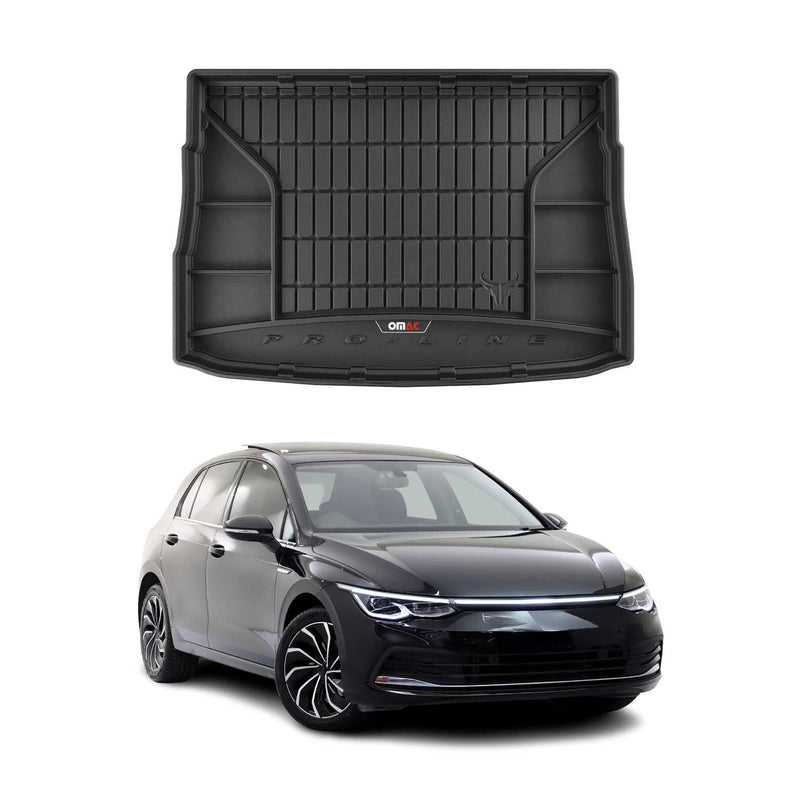 OMAC Gummi Kofferraumwanne für VW Golf 2019-2025 mit seitlicher Ablage TPE