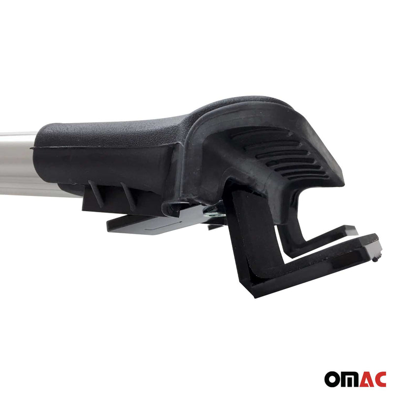Portapacchi da tetto per Dacia Duster 2013-2018, portapacchi in alluminio argento