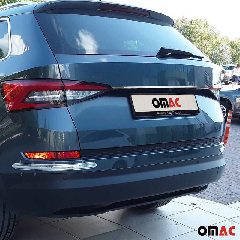 Rivestimento per baule posteriore per Skoda Kodiaq 2017-2023 in acciaio inox cromato