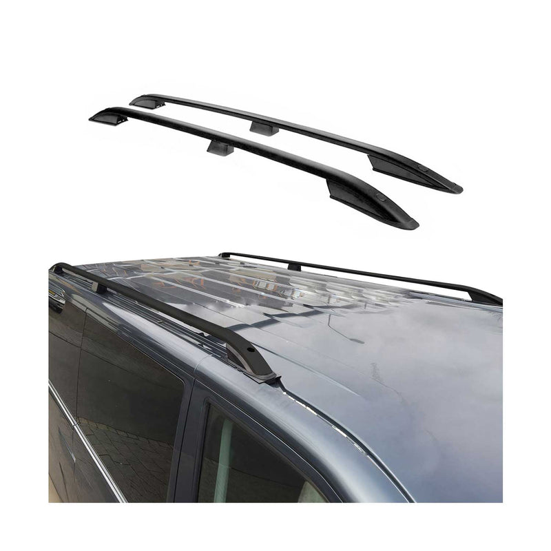 Barre portatutto in alluminio nero per Peugeot 3008 2016-2019, 2 pezzi