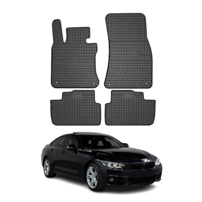 2013-2020 BMW 4er F32 Coupe Fußmatten Gummi Schwarz 4 tlg