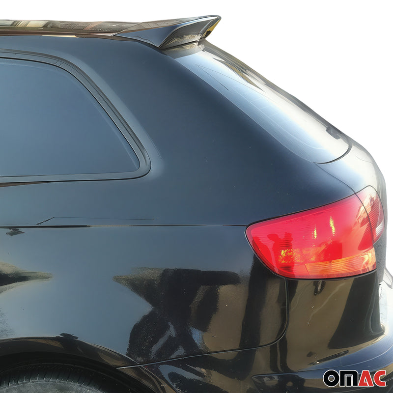Spoiler posteriore, spoiler sul tetto, labbro posteriore per Audi A3 8P Sportback 2004-2013 verniciabile