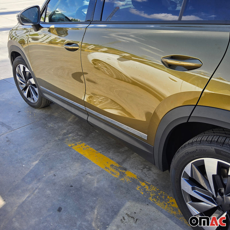 Protezione per porta laterale in acciaio inox per Skoda Kodiaq II 2024-2025, 4 pezzi