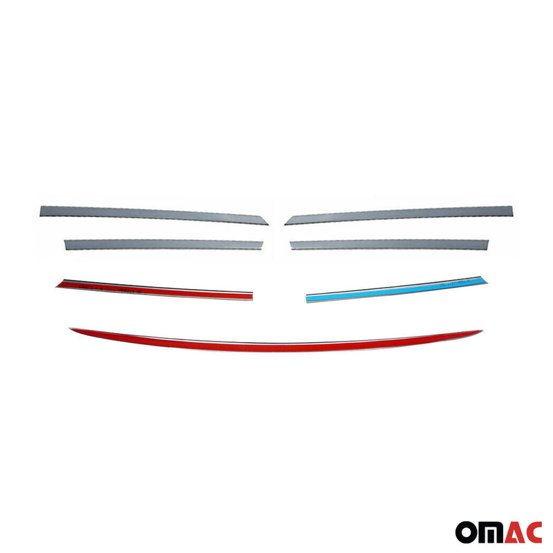 Strisce griglia per Mercedes Vito W639 2003-2014 Cromate 7x