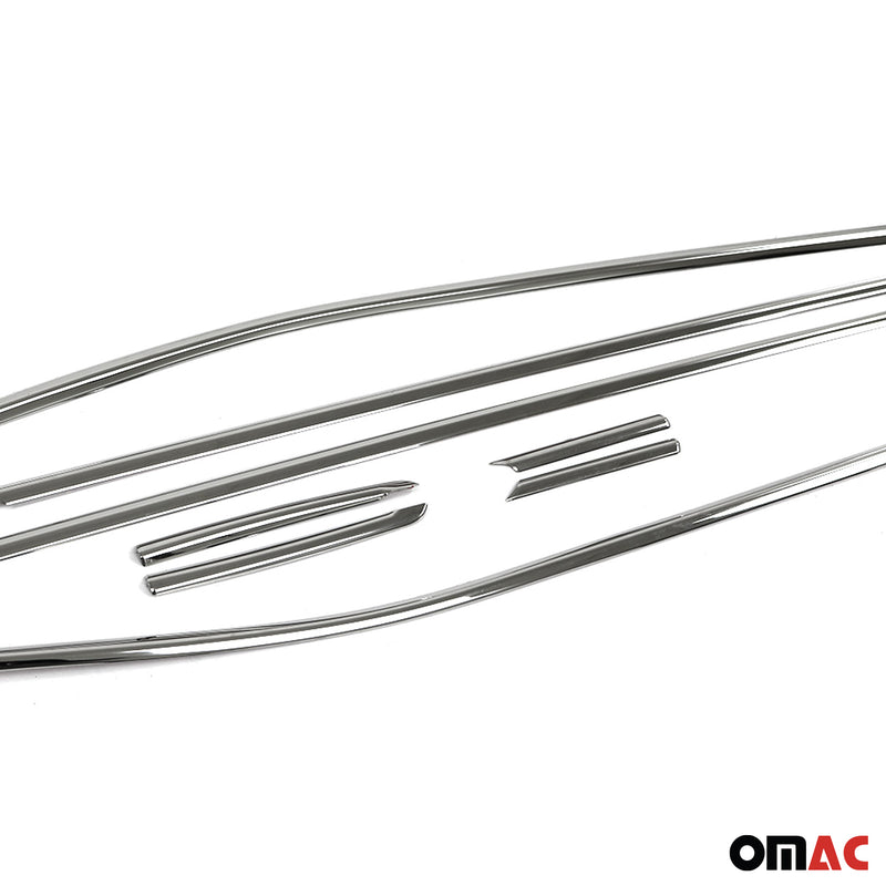 Listelli decorativi per finestrini per Seat Ibiza 2017-2025 hatchback 5 porte cromati 8 pezzi 