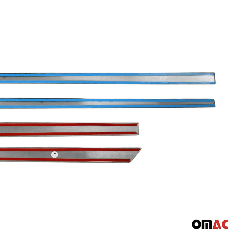 Striscia di protezione per portiera laterale, strisce per portiera, strisce di protezione per Opel Corsa F 2019-2025 cromate 4x