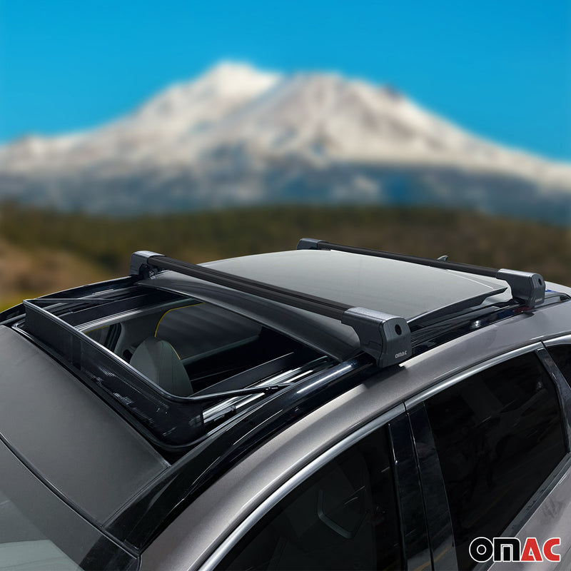 Portapacchi da tetto per Kia Sportage 2021-2025 ABE alluminio nero