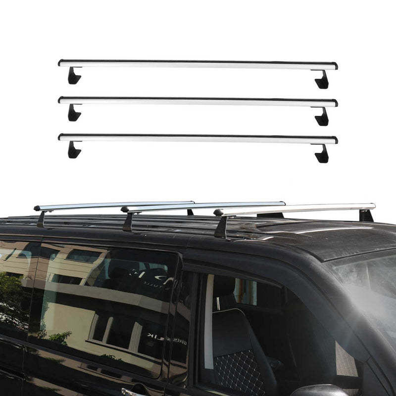 Dachträger Gepäckträger Relingträger für Nissan NV200 2010-2025 Alu Grau 3x