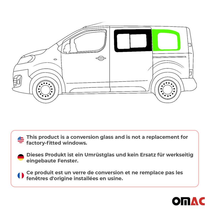 Seitenfenster Auto für Fiat Scudo Ulysse 2022-2025 Schiebetür Links L1