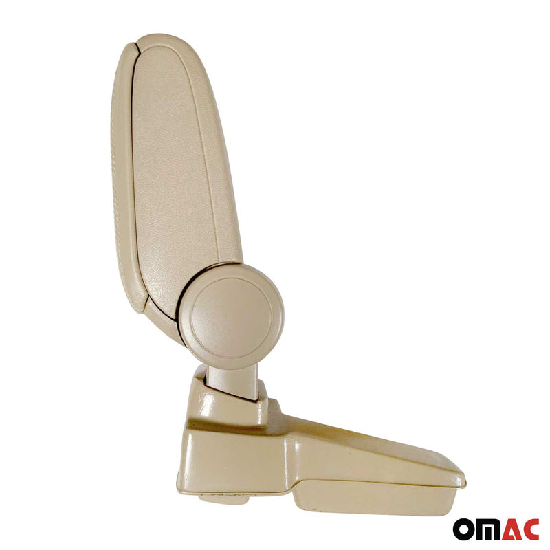 Mittelarmlehne Armlehne Mittelkonsole für VW Golf Bora 1997-2006 PU-Leder Beige