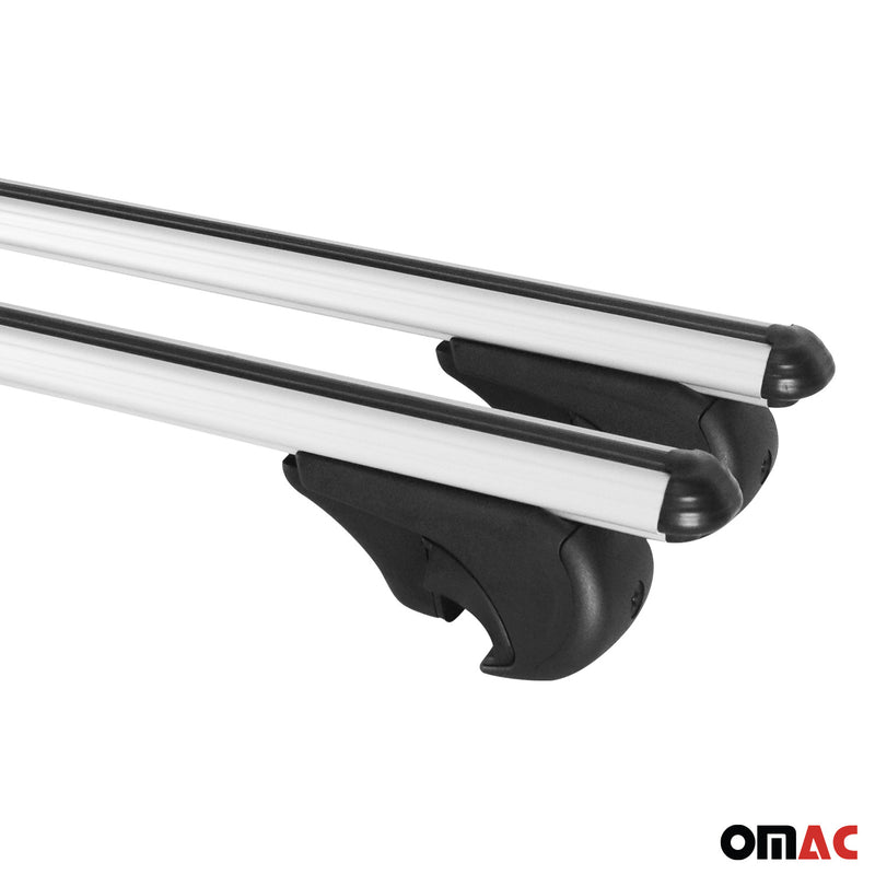 Portapacchi da tetto per Acura TSX 2010-2014, base portapacchi in alluminio argento 2x