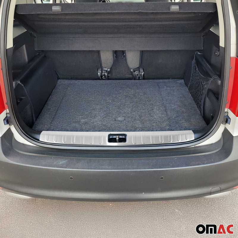 Protezione paraurti interna per soglia di carico per Skoda Yeti 2010-13 in acciaio inox cromato