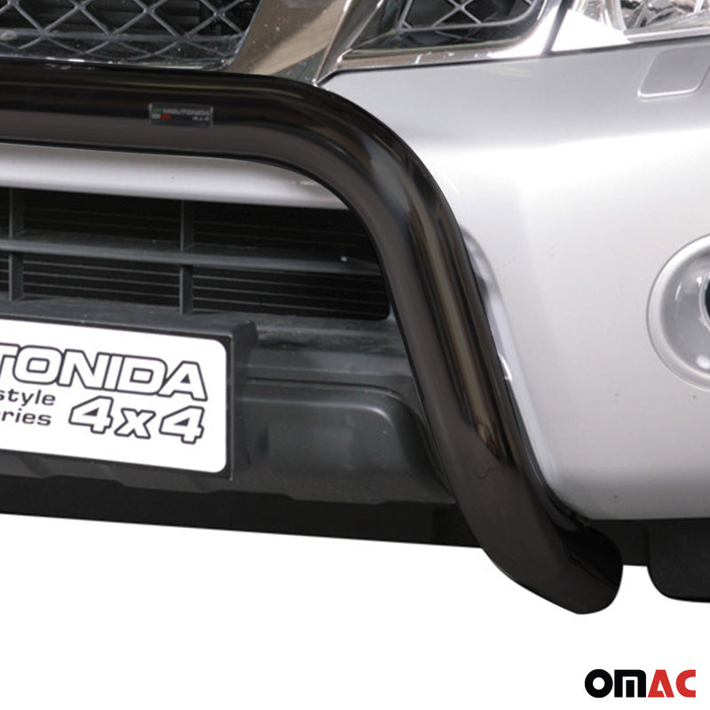Frontbügel Frontschutzbügel für Nissan Navara 2010-2014 Doppelkabine Schwarz ø76