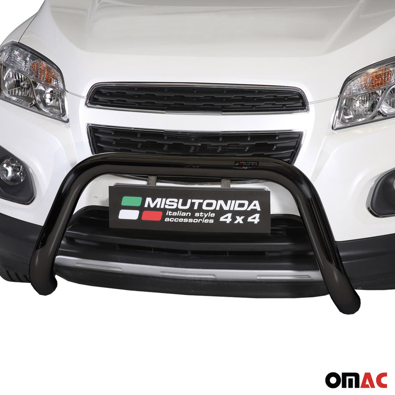 Protezione anteriore per Chevrolet Trax 2013-2016 ø76mm acciaio nero 