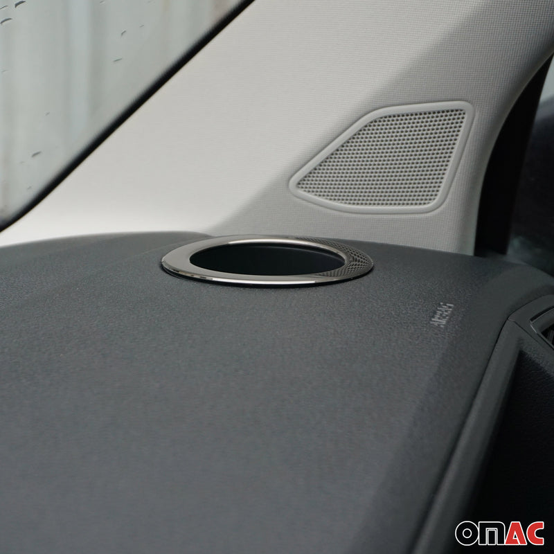 Telaio portabicchieri portabicchieri per VW T6 T6.1 tutti i modelli 2015-2024 acciaio inox scuro