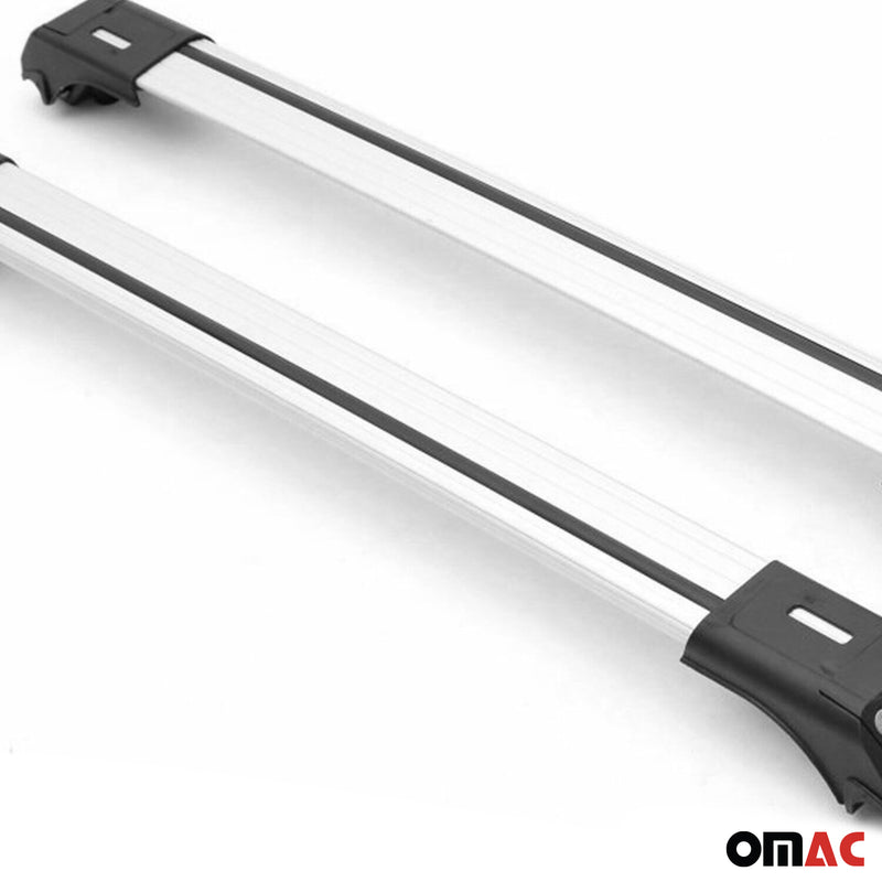 Portapacchi in alluminio per Fiat Panda 2012-2025 Argento 2 pezzi