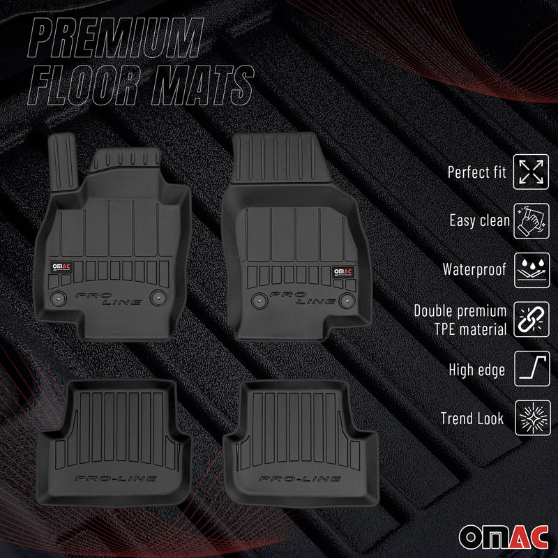 Tappetini Seat Arona 2017-2025 TPE Nero 4 pezzi