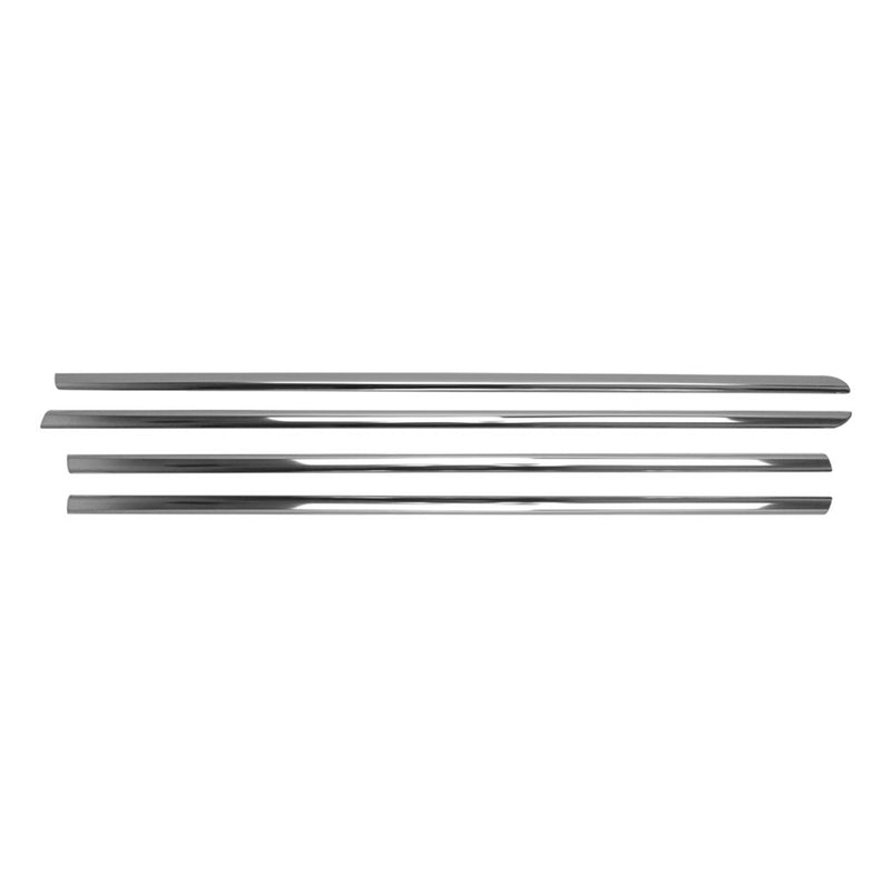 Modanature per finestrini, telaio finestrino per Opel Astra H 2004-2009 in acciaio inox, 4 pezzi