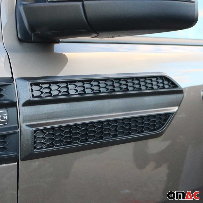 Striscia di protezione per porta laterale per Mitsubishi L200 2019-2025 ABS Nero 2x