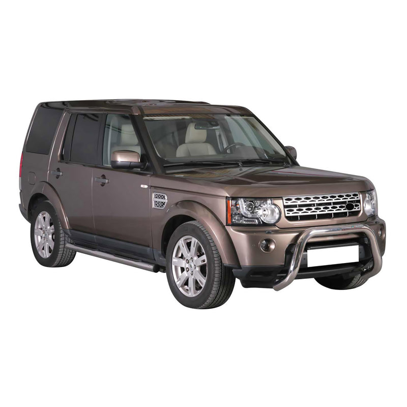 Barra di protezione anteriore per Land Rover Discovery 4 2009-2016 ø76 grigio acciaio