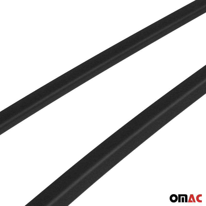 Barre portatutto in alluminio per Nissan Qashqai J10 2006-2014 Alu Black