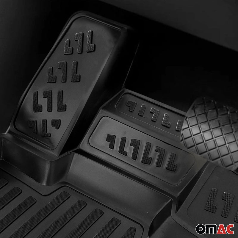 Tappetini tagliabili in TPE neri per Mercedes CLS Classe C218 Coupé 2011-2017, 4 pezzi
