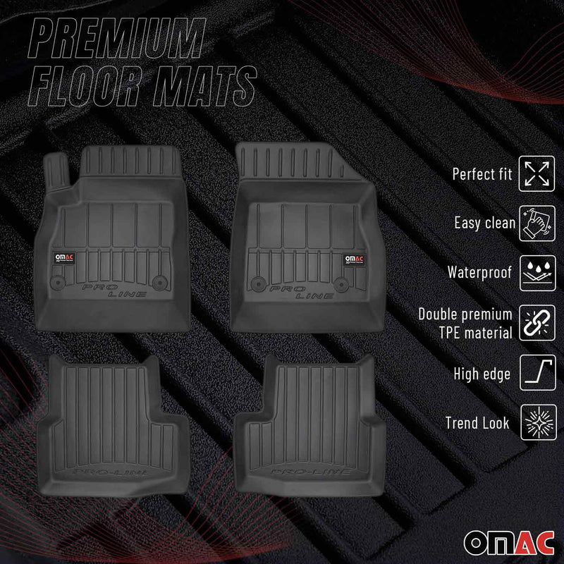 Tappetini Opel Astra 2015-2021 in TPE Nero 4 pezzi