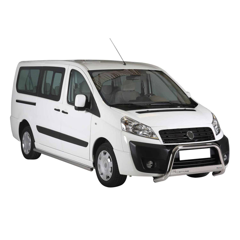 Protezione anteriore per Fiat Scudo 2007-2016 ø63mm acciaio argento 
