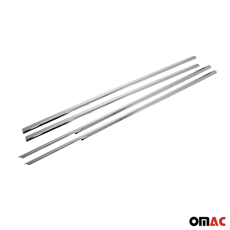 Listelli decorativi per finestrini per Honda Civic 6 berlina 1998-2002 in acciaio inox, 4 pezzi 