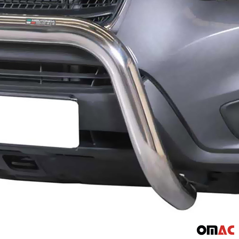 Protezione anteriore per Hyundai Santa Fe 2009-2012 ø76mm acciaio argento